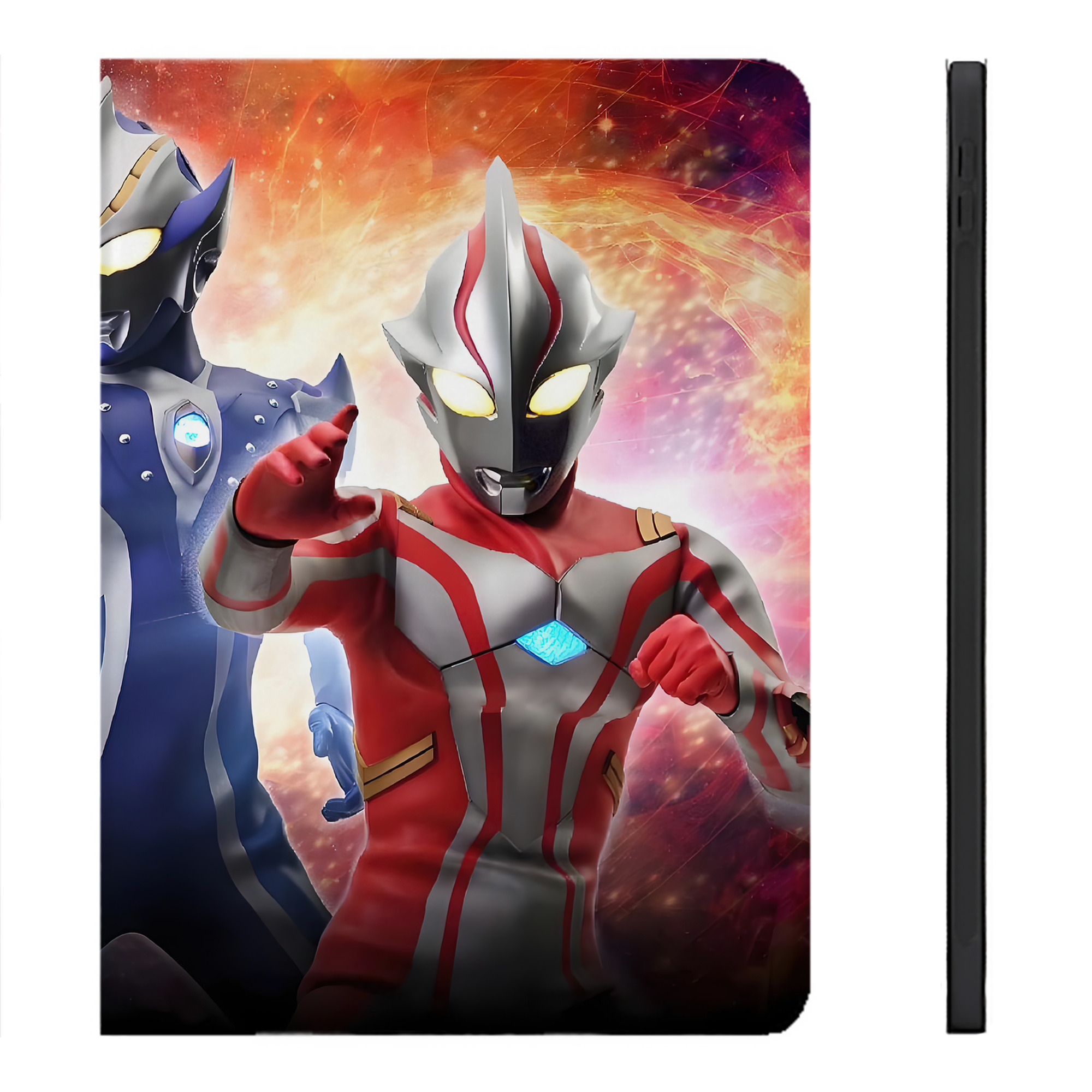 （画像用） ウルトラマン Ultraman IPadケース ペンホルダー付き ブックスタイルデザイン